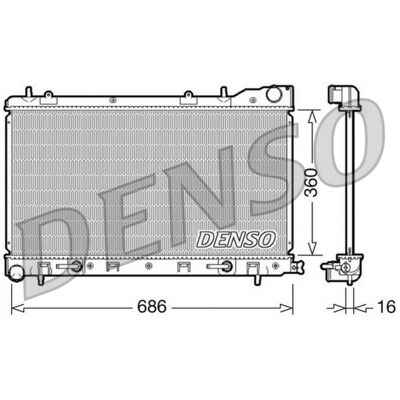 DENSO DRM36001 - Radiador DENSO DRM36001 - Radiador