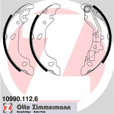 Zapatas de freno Zimmermann 180mm para Fiat Punto - Zapatas de freno Zapatas de freno Zimmermann 180mm para Fiat Punto - Zapatas de freno