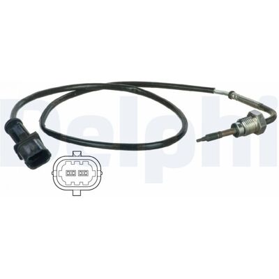 Sensor de temperatura de gases de escape Delphi TS30010 - Compatible con Alfa Romeo y Lancia Sensor de temperatura de gases de escape Delphi TS30010 - Compatible con Alfa Romeo y Lancia