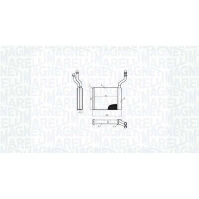 Calefactor Magneti Marelli - V50/Ford Focus 2 Sistema - Parte de calefacción Calefactor Magneti Marelli - V50/Ford Focus 2 Sistema - Parte de calefacción