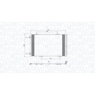 MAGNETI MARELLI 350203812000 OEM Condensador MAGNETI MARELLI 350203812000 OEM Condensador
