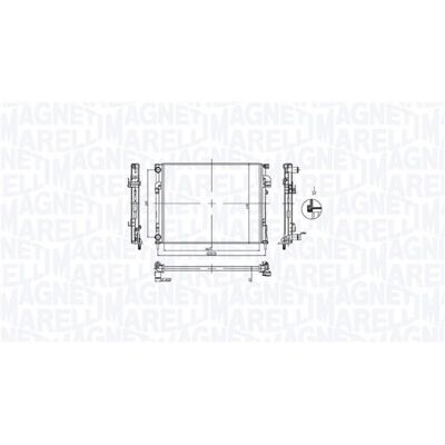 Magneti Marelli 350213212900 Motor Radiador - Radiador Magneti Marelli 350213212900 Motor Radiador - Radiador