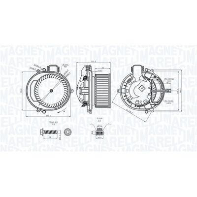 Magneti Marelli Ventilador interior - F20 F30 - Ventilador interior Magneti Marelli Ventilador interior - F20 F30 - Ventilador interior
