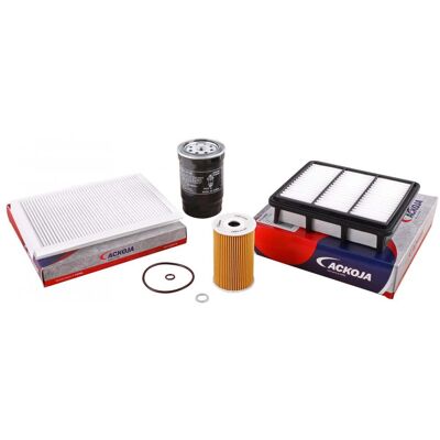 Set de filtros ACKOJA A52-2006 - Hyundai i30, Kia Cee'd (Pro) - Filtros para coche Set de filtros ACKOJA A52-2006 - Hyundai i30, Kia Cee'd (Pro) - Filtros para coche