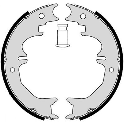 Zapatas de freno Toyota Land Cruiser Prado - Ancho 46mm, Diámetro de tambor 210mm Zapatas de freno Toyota Land Cruiser Prado - Ancho 46mm, Diámetro de tambor 210mm
