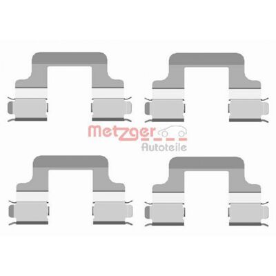 Metzger Juego de Pastillas de Freno Traseras - Audi A3 A6 A7 - Disco Ventilado Metzger Juego de Pastillas de Freno Traseras - Audi A3 A6 A7 - Disco Ventilado