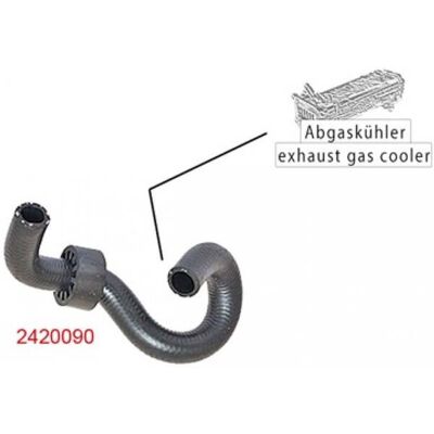 Manguera de refrigeración Ford Transit - Duradera de EPDM - OEM: 8C11-9F476-AB Manguera de refrigeración Ford Transit - Duradera de EPDM - OEM: 8C11-9F476-AB