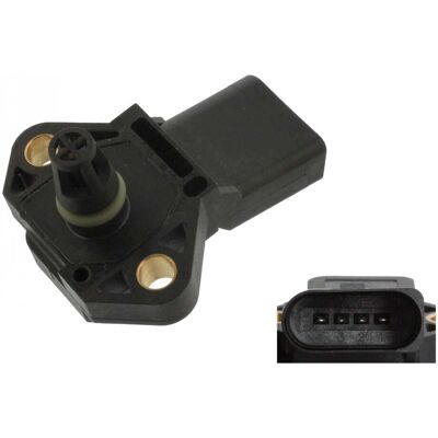 Sensor de presión de turbo Volkswagen Audi Seat Skoda - Sensor de presión absoluta del colector Sensor de presión de turbo Volkswagen Audi Seat Skoda - Sensor de presión absoluta del colector