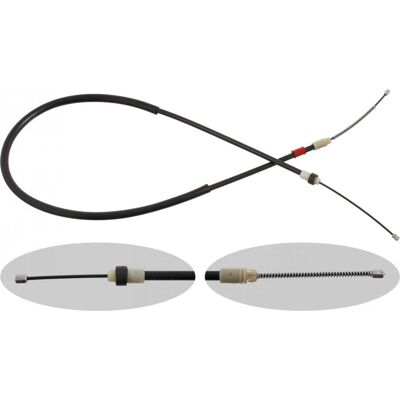 SWAG Cable de Freno de Estacionamiento - Izquierdo/Derecho 62 92 9363 para Peugeot 206 SWAG Cable de Freno de Estacionamiento - Izquierdo/Derecho 62 92 9363 para Peugeot 206