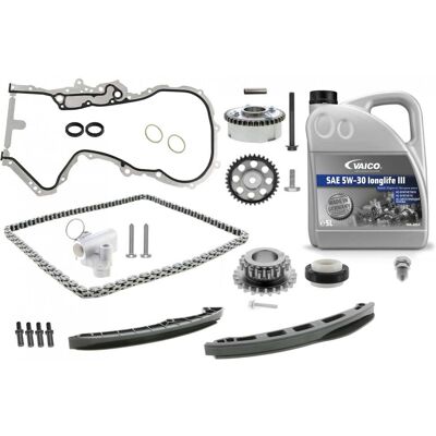 Vaico V10-10026 - Juego de distribución a cadenas - Para Audi, Seat, Skoda, VW Vaico V10-10026 - Juego de distribución a cadenas - Para Audi, Seat, Skoda, VW