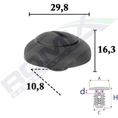 ROMIX ROM C70675 - Sujetadores y Clips ROMIX ROM C70675 - Sujetadores y Clips