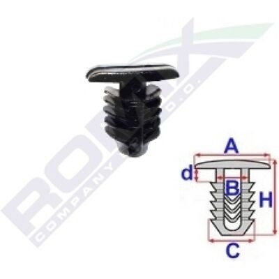 ROMIX ROM C60637 - Sujetadores - 10 piezas ROMIX ROM C60637 - Sujetadores - 10 piezas