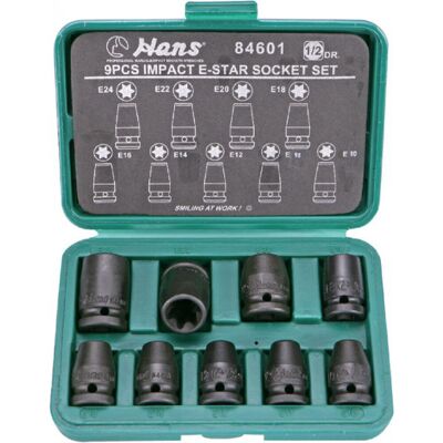 Juego de vasos de impacto HANS 84601 Juego de vasos de impacto HANS 84601