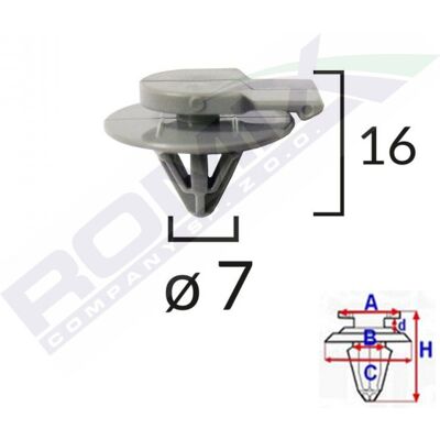 ROMIX ROM C60605 - Ganchos de tapizado Pack de 2 ROMIX ROM C60605 - Ganchos de tapizado Pack de 2