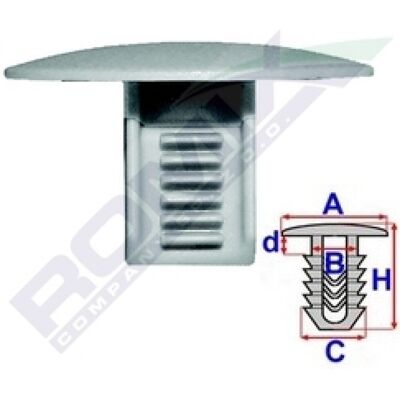 ROMIX C60112 Clips - Juego de 10 para VW y Seat ROMIX C60112 Clips - Juego de 10 para VW y Seat