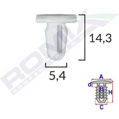 Partes protectoras ROMIX ROM A82028 - 10 piezas Partes protectoras ROMIX ROM A82028 - 10 piezas