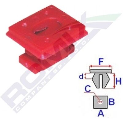 ROMIX ROM C60609 Sujetadores - 10 piezas ROMIX ROM C60609 Sujetadores - 10 piezas