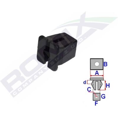ROMIX ROM C70115 - Clips para fijación de carcasas ROMIX ROM C70115 - Clips para fijación de carcasas