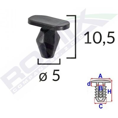 Clips Romix C60595 - 10 Piezas Clips Romix C60595 - 10 Piezas
