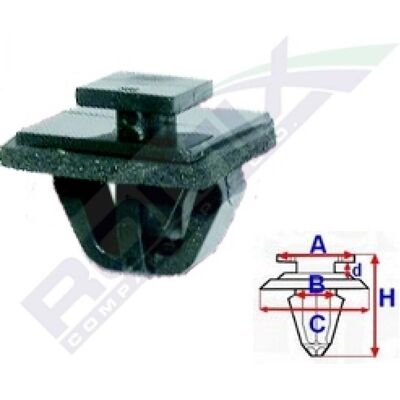 ROMIX ROM B25360 Clips protectores - Protege motor/movimiento ROMIX ROM B25360 Clips protectores - Protege motor/movimiento