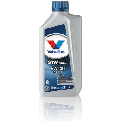 Aceite de motor sintético Valvoline Synpower MST C3 5W-40 1L Aceite de motor sintético Valvoline Synpower MST C3 5W-40 1L