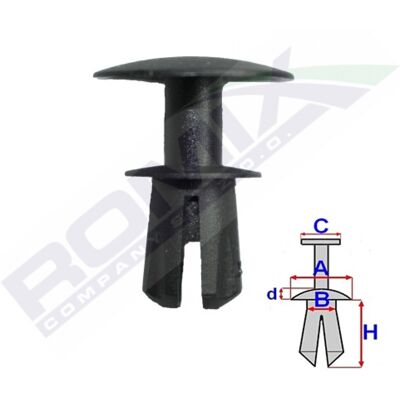 ROMIX ROM C70179 Columna de techo - Pieza de reparación del techo ROMIX ROM C70179 Columna de techo - Pieza de reparación del techo