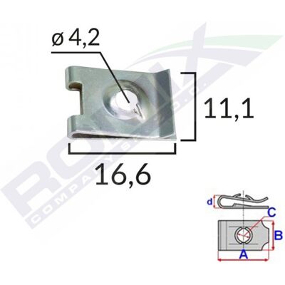 ROMIX Modelo ROM C70490 Elementos de montaje para motocicleta ROMIX Modelo ROM C70490 Elementos de montaje para motocicleta