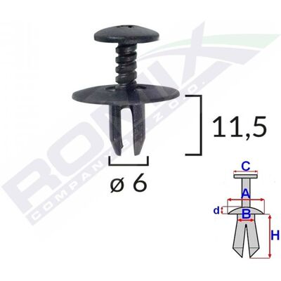 ROMIX Modelo C10130 Pieza protectora del motor - Pack de 10 ROMIX Modelo C10130 Pieza protectora del motor - Pack de 10