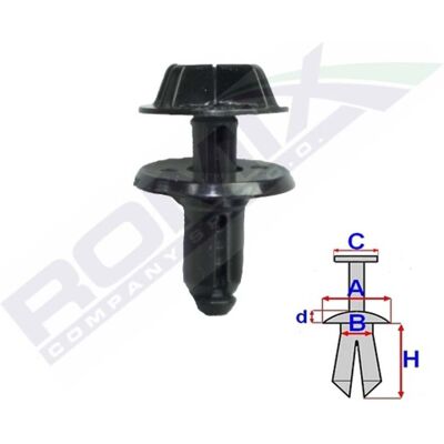 Romix ROM C70183 - Clip para fijación de paneles Romix ROM C70183 - Clip para fijación de paneles