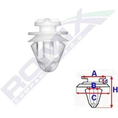 ROMIX ROM C60565 - fijación - paquete de 2 ROMIX ROM C60565 - fijación - paquete de 2