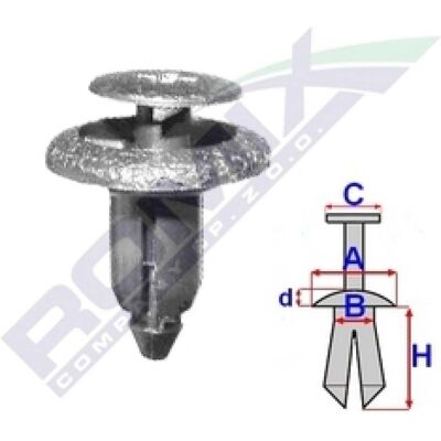 ROMIX B25274 Protección/Clips/Botones - 10 piezas ROMIX B25274 Protección/Clips/Botones - 10 piezas
