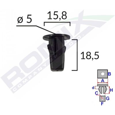 ROMIX B21006 Accesorios para coche - Protección de motor ROMIX B21006 Accesorios para coche - Protección de motor
