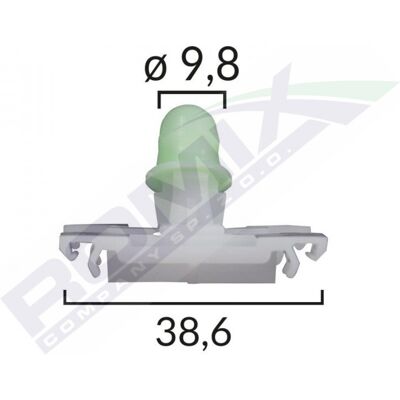 ROMIX Clip - Conjunto de 10 para VW Golf III, Variant, Vento ROMIX Clip - Conjunto de 10 para VW Golf III, Variant, Vento