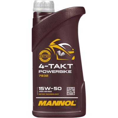 Mannol 7832 4T Powerbike 1L - Aceite de motor Mannol 7832 4T Powerbike 1L - Aceite de motor