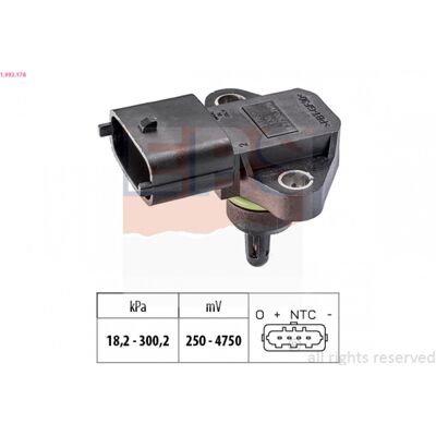 FACET 1.993.178 Sensor de presión barométrica - Adaptación a la altitud - Sensor para vehículos FACET 1.993.178 Sensor de presión barométrica - Adaptación a la altitud - Sensor para vehículos