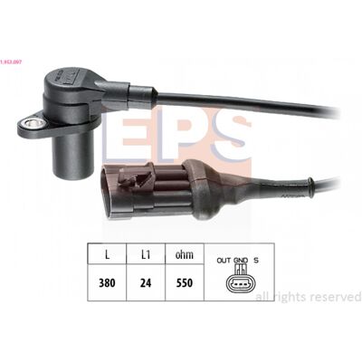 EPS 1.953.097 Sensor de posición del cigüeñal - Equivalente OE EPS 1.953.097 Sensor de posición del cigüeñal - Equivalente OE
