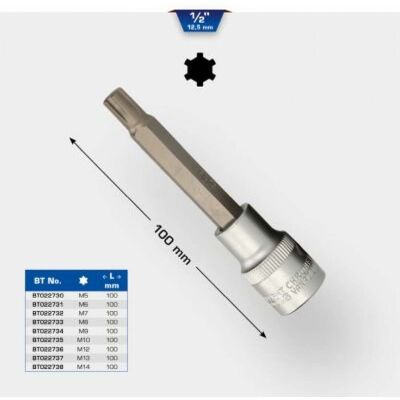 KS TOOLS Accesorio para Herramienta - Llave de Inserción RIBE - 100mm - M8 - Accesorio KS TOOLS Accesorio para Herramienta - Llave de Inserción RIBE - 100mm - M8 - Accesorio