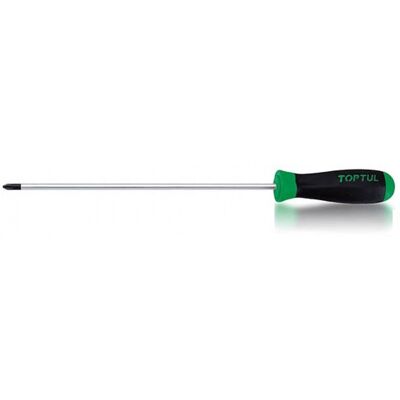Destornillador PH1 TOPTUL - PH1, 400mm Longitud - Destornillador Destornillador PH1 TOPTUL - PH1, 400mm Longitud - Destornillador