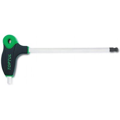 Llave Allen TOPTUL 5 mm - Mango en L - Cabeza esférica Llave Allen TOPTUL 5 mm - Mango en L - Cabeza esférica