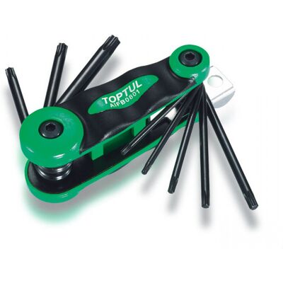 Juego de llaves Torx TOPTUL T9-T40 Juego de llaves Torx TOPTUL T9-T40