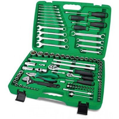 Juego de herramientas TOPTUL GCAI9602 con 97 piezas - Juego de sockets, destornilladores Juego de herramientas TOPTUL GCAI9602 con 97 piezas - Juego de sockets, destornilladores