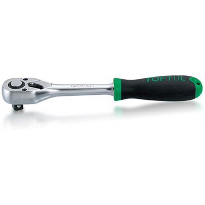 TOPTUL CJBM0815 - Carraca 1/2 pulgada, 147mm de longitud, 72 dientes TOPTUL CJBM0815 - Carraca 1/2 pulgada, 147mm de longitud, 72 dientes