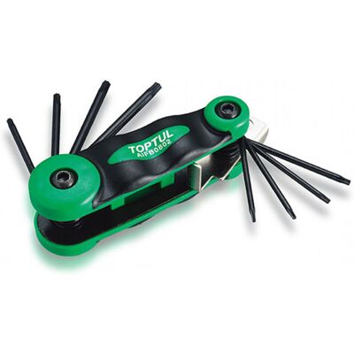 Juego de llaves TORX TOPTUL T6 T8 T9 T10 T15 T20 T25 Juego de llaves TORX TOPTUL T6 T8 T9 T10 T15 T20 T25