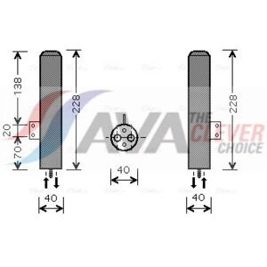 Filtro deshidratante AVA QUALITY COOLING HYD193 - Aire Acondicionado Filtro deshidratante AVA QUALITY COOLING HYD193 - Aire Acondicionado