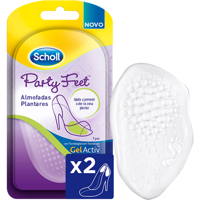 Scholl GelActiv Party Feet Almohadilla Plantar Scholl GelActiv Party Feet Almohadilla Plantar