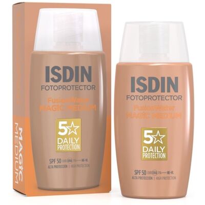 Isdin Fusion Water Color SPF 50 - Protector solar para piel grasa Isdin Fusion Water Color SPF 50 - Protector solar para piel grasa