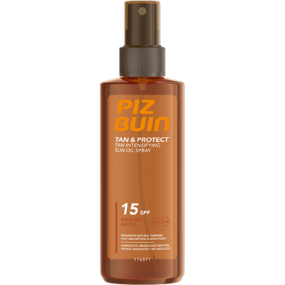 Piz Buin Tan & Protect Spray Aceite SPF 15 (150 ml) Piz Buin Tan & Protect Spray Aceite SPF 15 (150 ml)