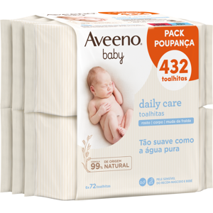Aveeno Toallitas para bebés - Baby Wipes 6x72 Un Aveeno Toallitas para bebés - Baby Wipes 6x72 Un