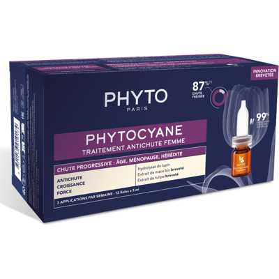 Tratamiento Anticaída Phyto Phytocyane para Mujeres - 12 Ampollas 5ml Tratamiento Anticaída Phyto Phytocyane para Mujeres - 12 Ampollas 5ml