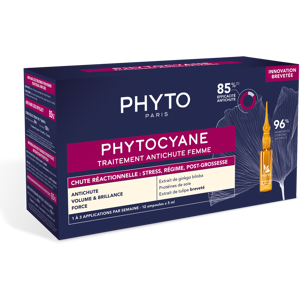 Tratamiento para la caída del cabello Phyto Phytocyane - 12 Ampollas Tratamiento para la caída del cabello Phyto Phytocyane - 12 Ampollas
